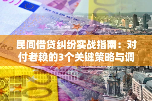 北京民间借贷纠纷实战指南：对付老赖的3个关键策略与调解盲区解析