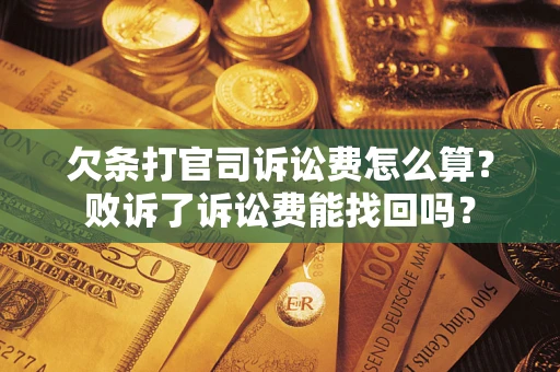 北京欠条打官司诉讼费怎么算？败诉了诉讼费能找回吗？