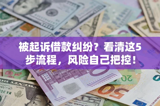 北京被起诉借款纠纷？看清这5步流程，风险自己把控！
